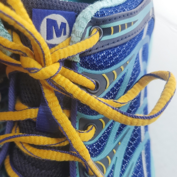 Women’s Merrell Ultra Marine Water Resistant Shoes Size 9 Blue Trail  (EU 40) - Picture 11 of 14